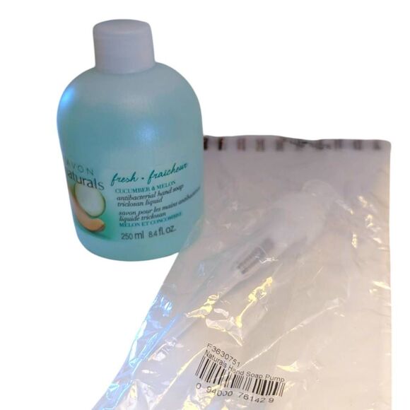 Avon Naturals Fresh Cucumber & Melon Antibacterial Hand Soap 8.4 fl oz Pump - Picture 1 of 6